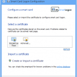 Configure a smart card