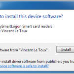 Driver install