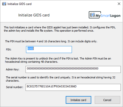 Initialization tool