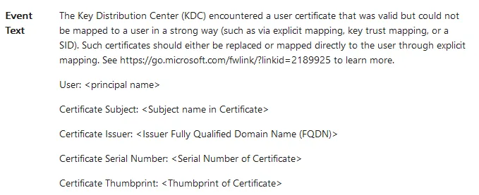altSecurityIdentities attribute value