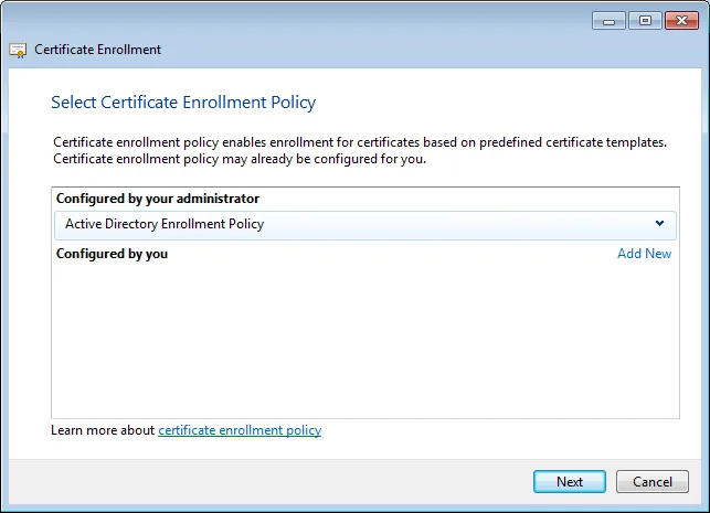 Domain Controller Authentication certificate template