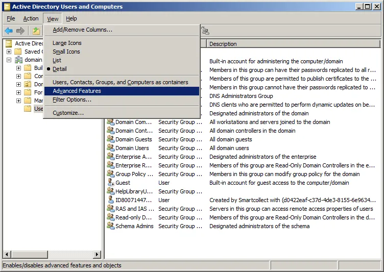 Certificate selected for mapping